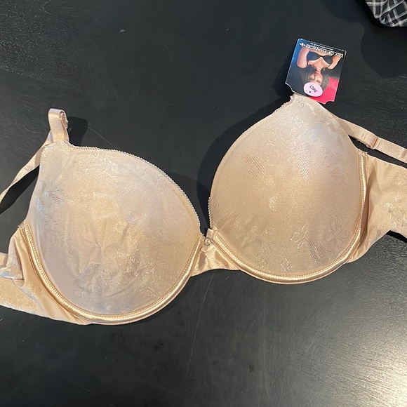 NWT Lilly of France convertible push-up bra 38D barely beige - Picture 5 of 7